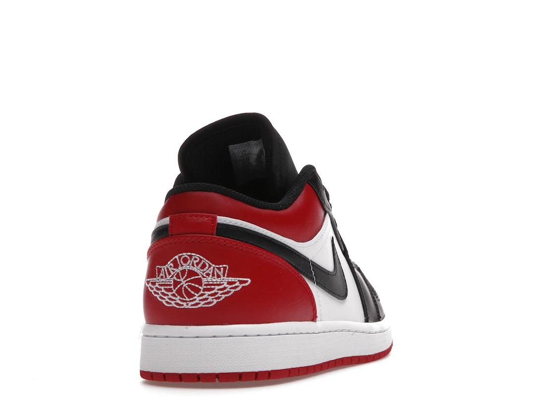 Jordan 1 Low Bred Toe (Homme)