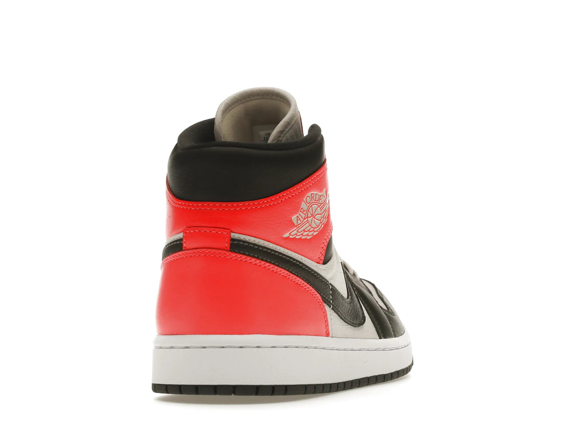 Jordan 1 Mid Newsprint Light Orewood Brown