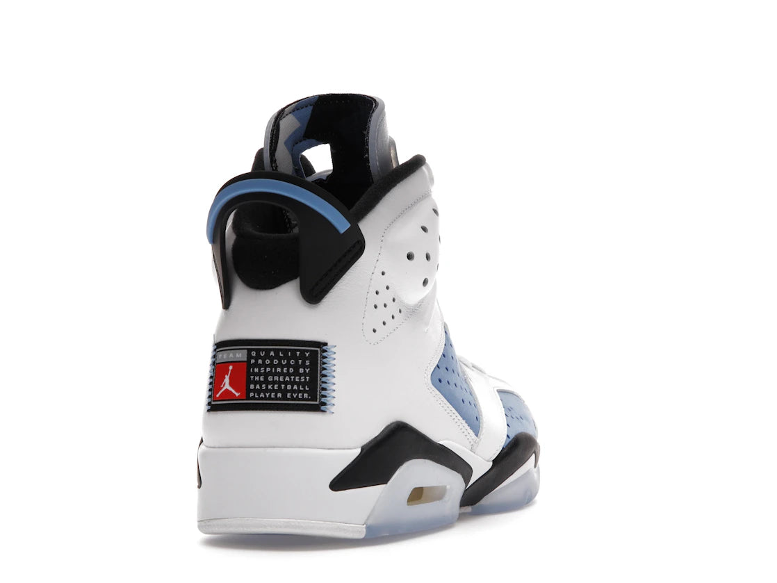 Air Jordan 6 Retro UNC White
