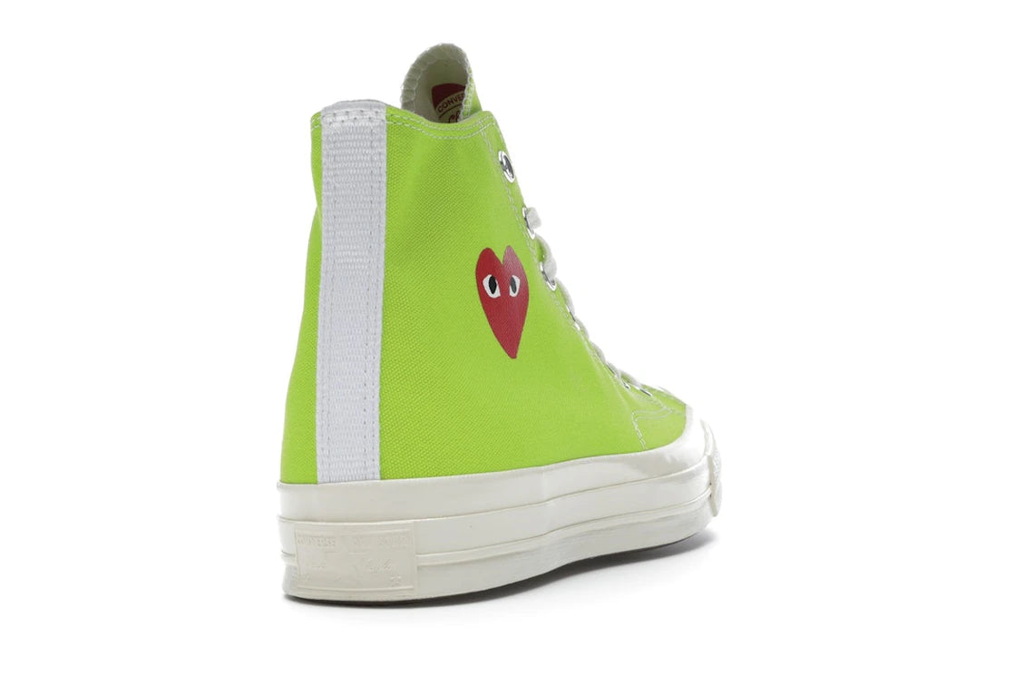 Converse Chuck Taylor All Star 70 Hi Comme des Garcons PLAY Bright Green