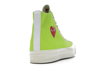 Converse Chuck Taylor All Star 70 Hi Comme des Garcons PLAY Bright Green