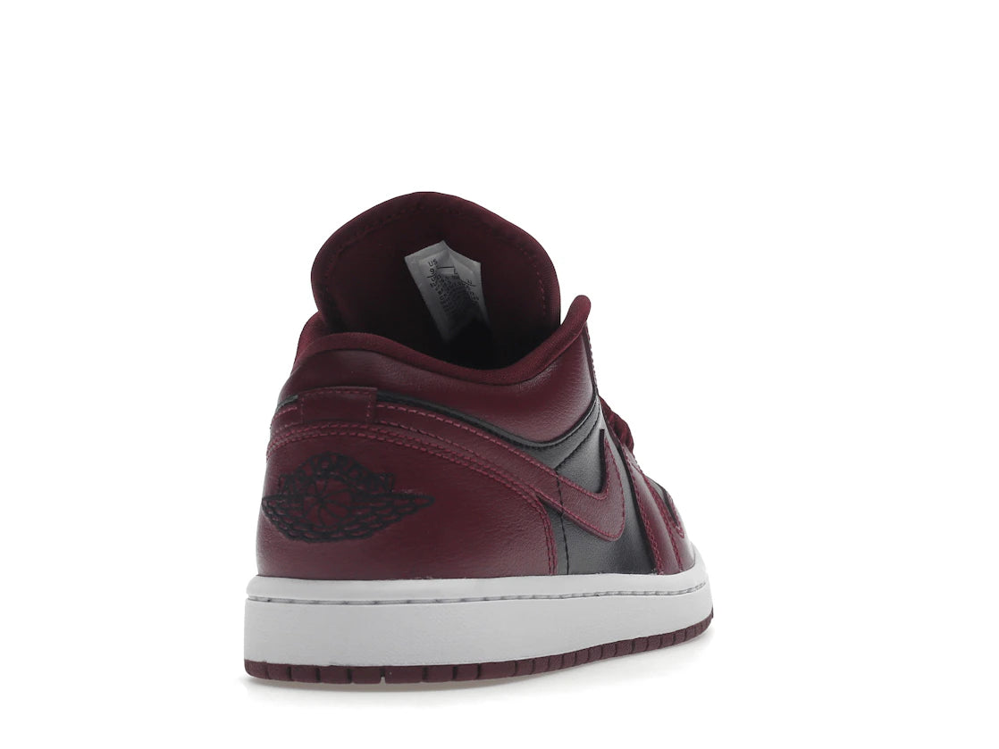 Jordan 1 Low Black Dark Beetroot