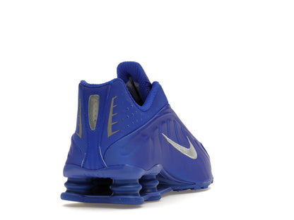 Nike Shox R4 Racer Blue Metallic Silver