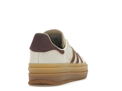 adidas Gazelle Bold Cream White Maroon