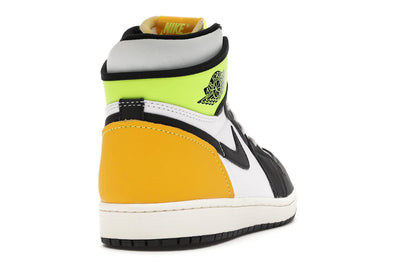 Jordan 1 Retro High White Black Volt University Gold