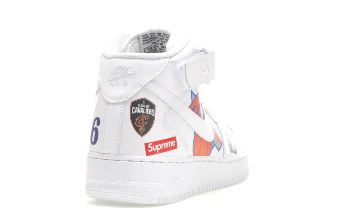 Nike Air Force 1 Mid Supreme NBA White