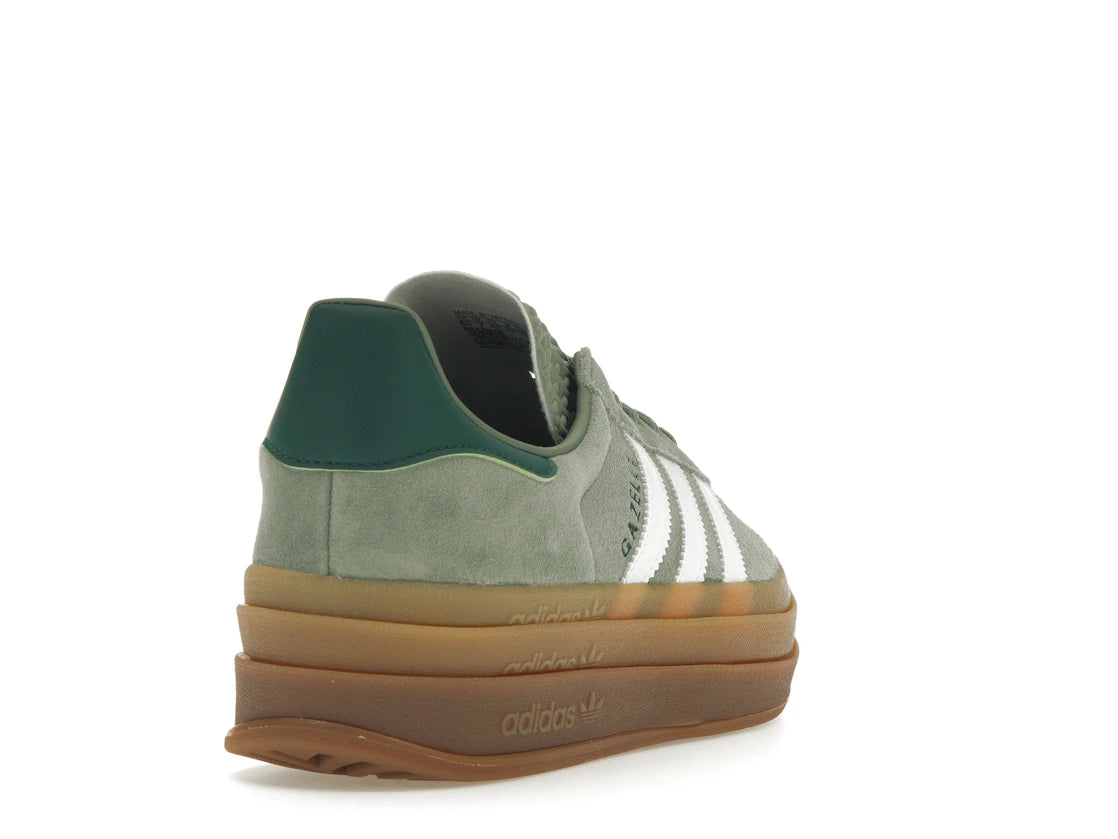 adidas Gazelle Bold Silver Green Gum