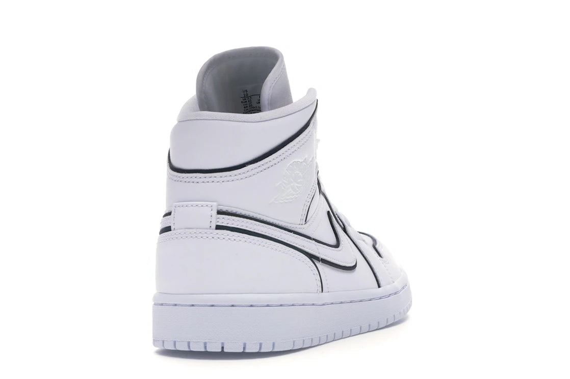 Jordan 1 Mid Iridescent Reflective White