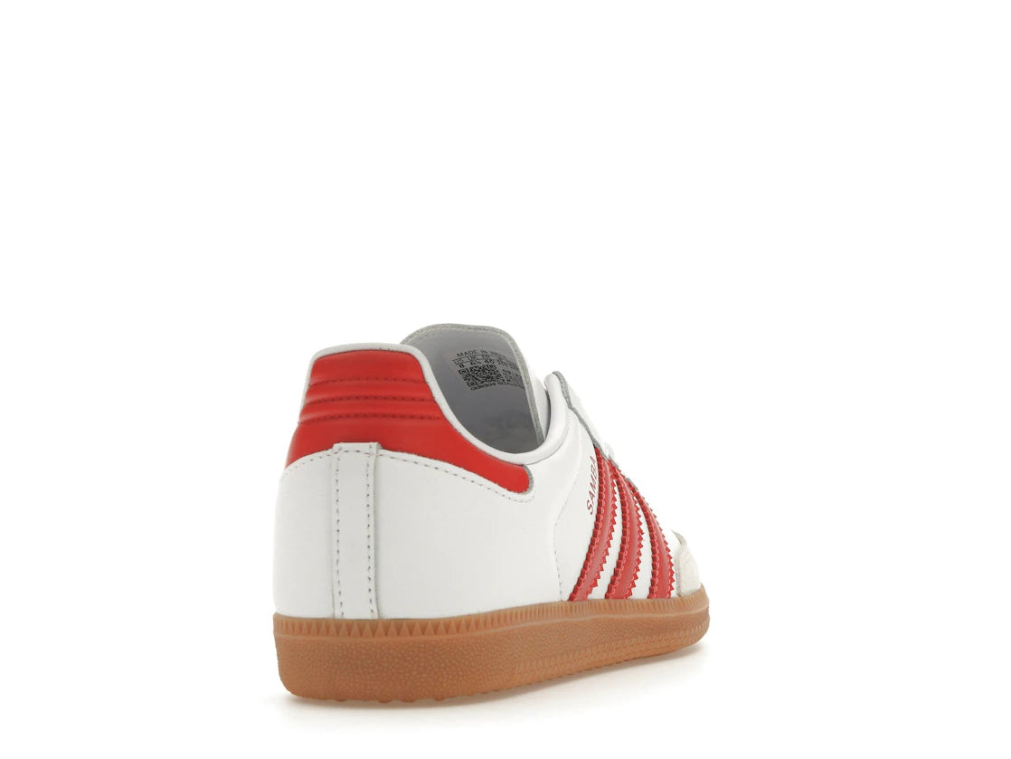 adidas Samba OG White Solar Red Gum