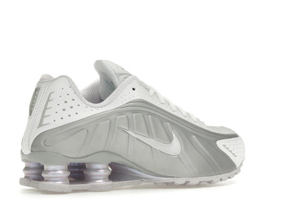 Nike Shox R4 White Metallic Platinum Barely Grape