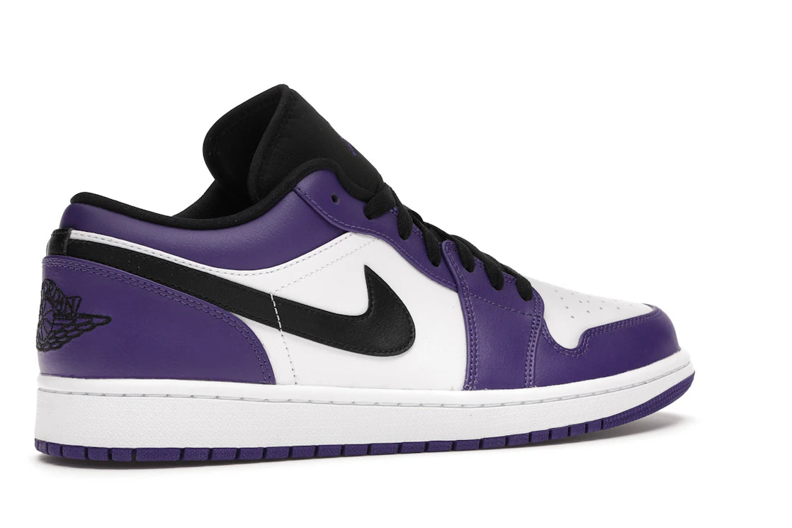 Jordan 1 Low Court Purple White