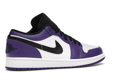 Jordan 1 Low Court Purple White