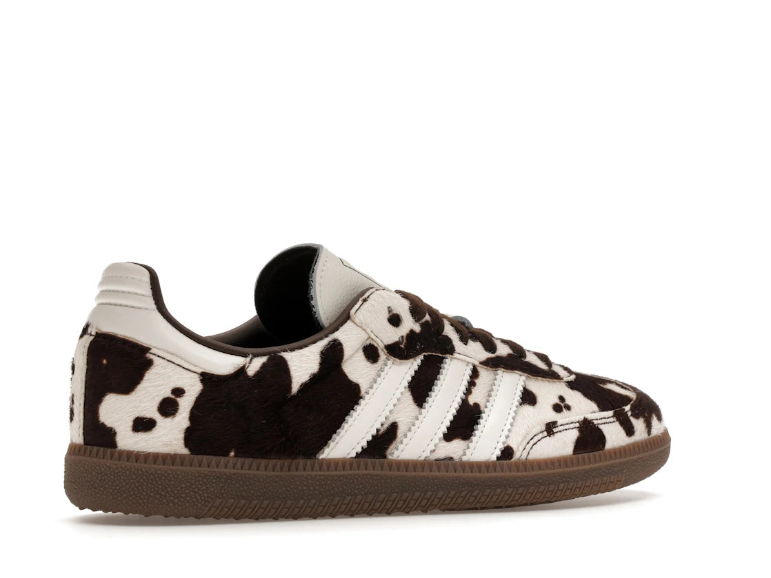 adidas Samba OG Cow Print Dark Brown White
