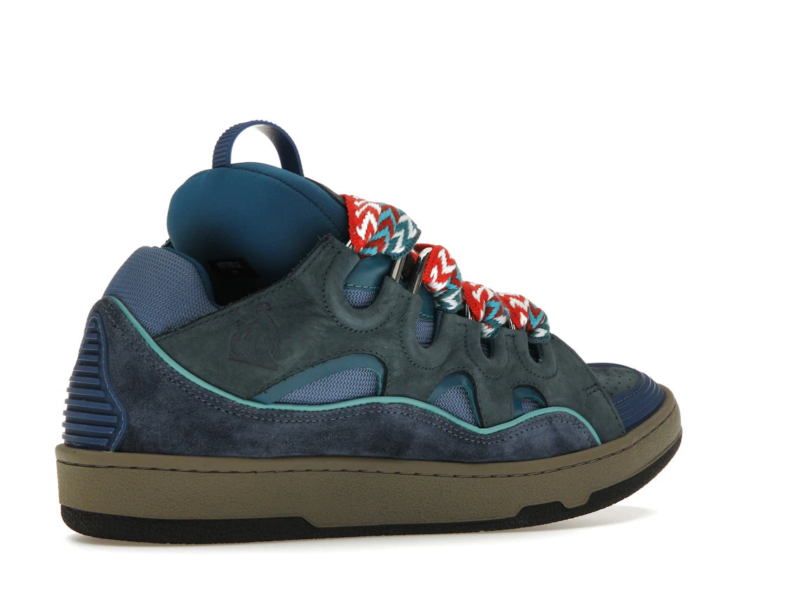 Lanvin Leather Curb Taurus Blue