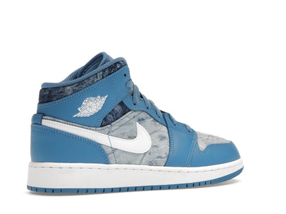 Jordan 1 Mid Washed Denim