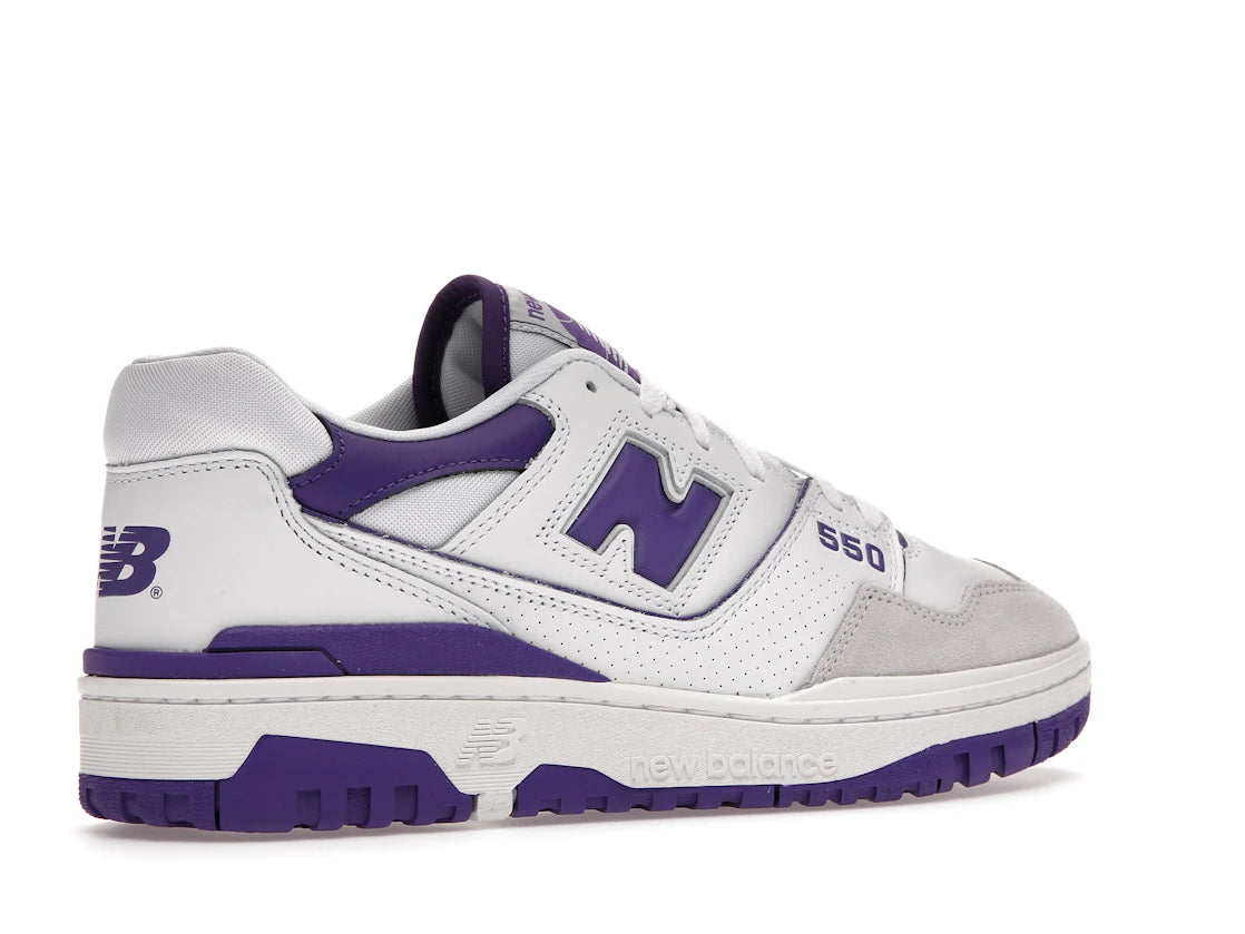 New Balance 550 White Purple