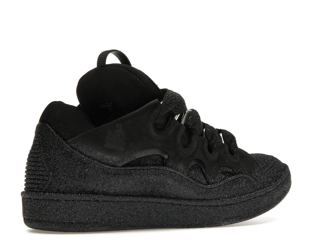 Lanvin Leather Curb Black Glitter