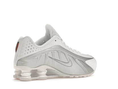 Nike Shox R4 White Metallic Silver