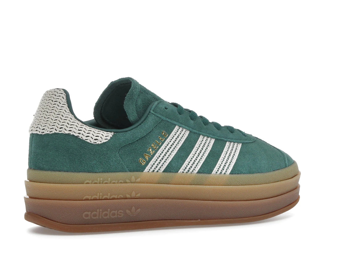adidas Gazelle Bold Collegiate Green White Gold