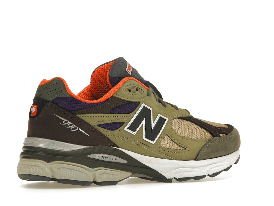 New Balance 990v3 MiUSA Teddy Santis Khaki Orange