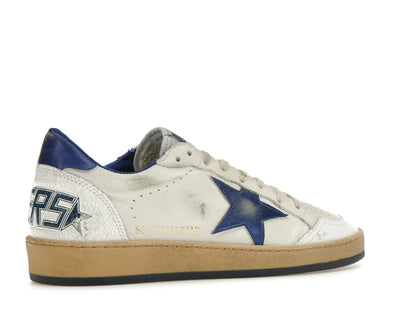 Golden Goose Ball-Star Low White Bluette