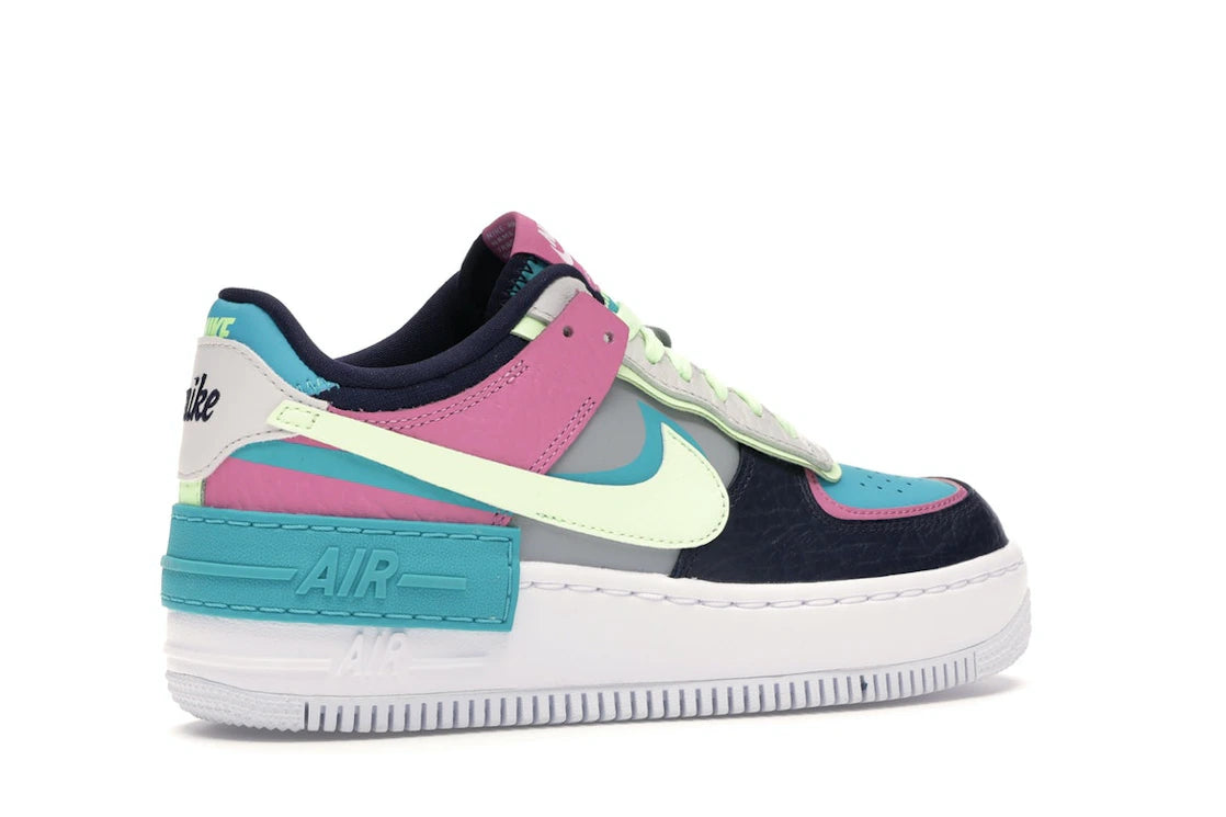 Nike Air Force 1 Low Shadow Barely Volt Oracle Aqua