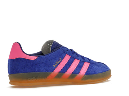 adidas Gazelle Indoor Bleu Lucide Rose (Femme)