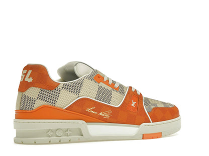 Louis Vuitton LV Trainer Damier White Orange