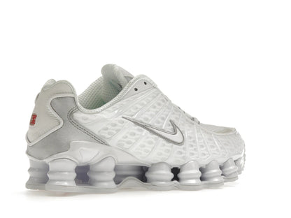 Nike Shox TL White Metallic Silver Max Orange