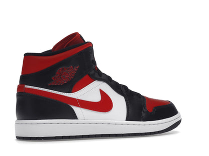 Jordan 1 Mid White Black Red (2022)