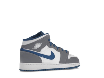 Jordan 1 Mid True Blue Cement