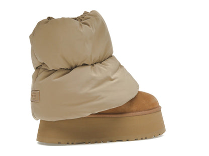UGG Classic Mini Dipper Puffer Boot Amphora Chestnut