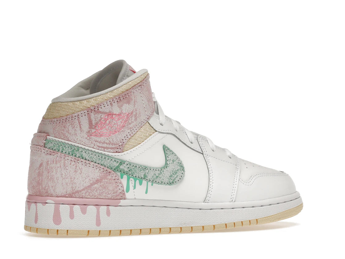 Jordan 1 Mid Paint Drip