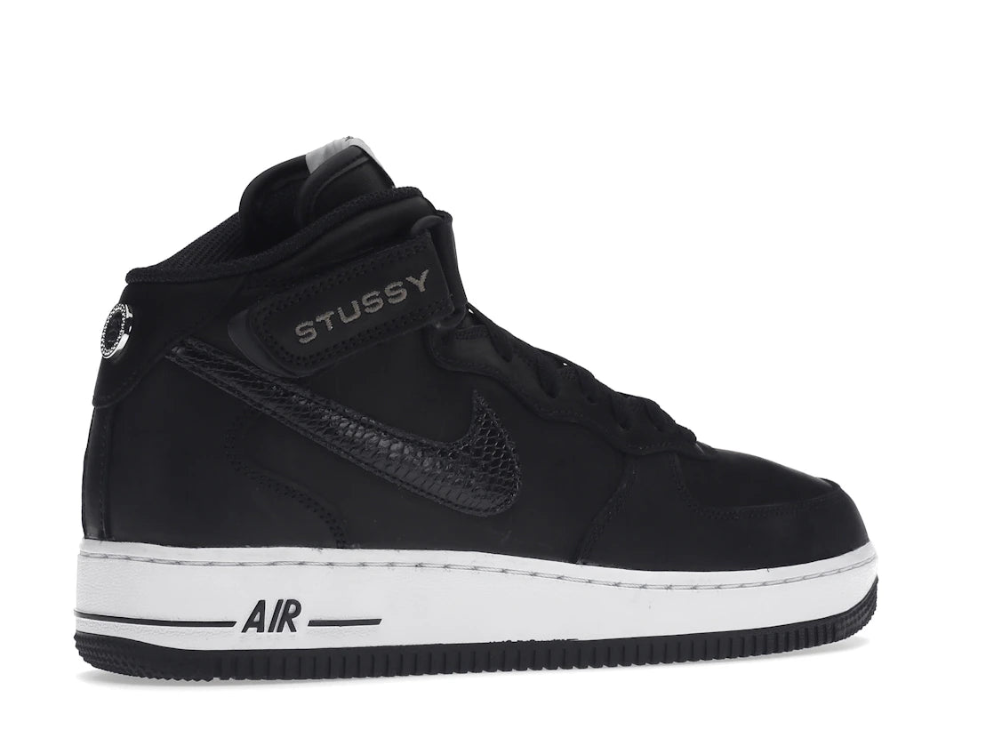 Nike Air Force 1 Mid Stussy Black White