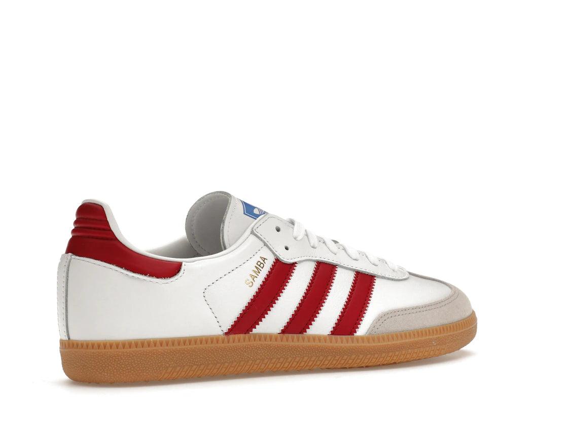 adidas Samba OG White Burgundy Gum