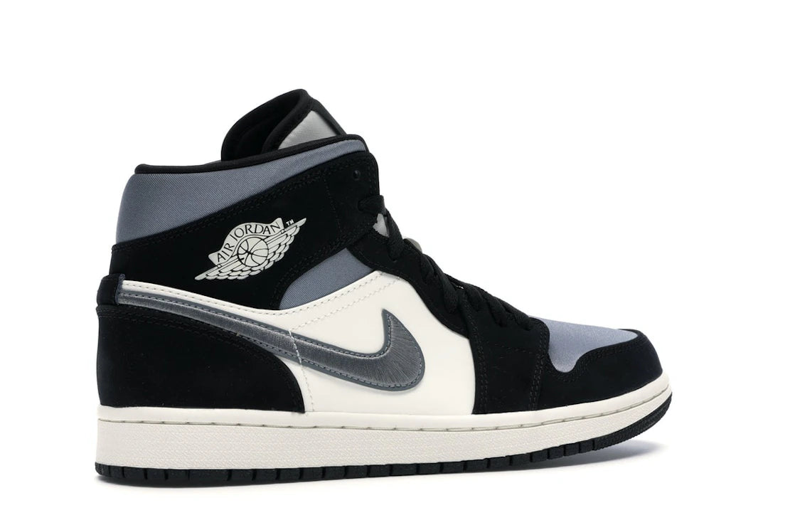 Jordan 1 Mid Satin Gray Toe (Men's)