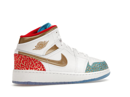 Jordan 1 Mid Sneaker School NC to Chicago