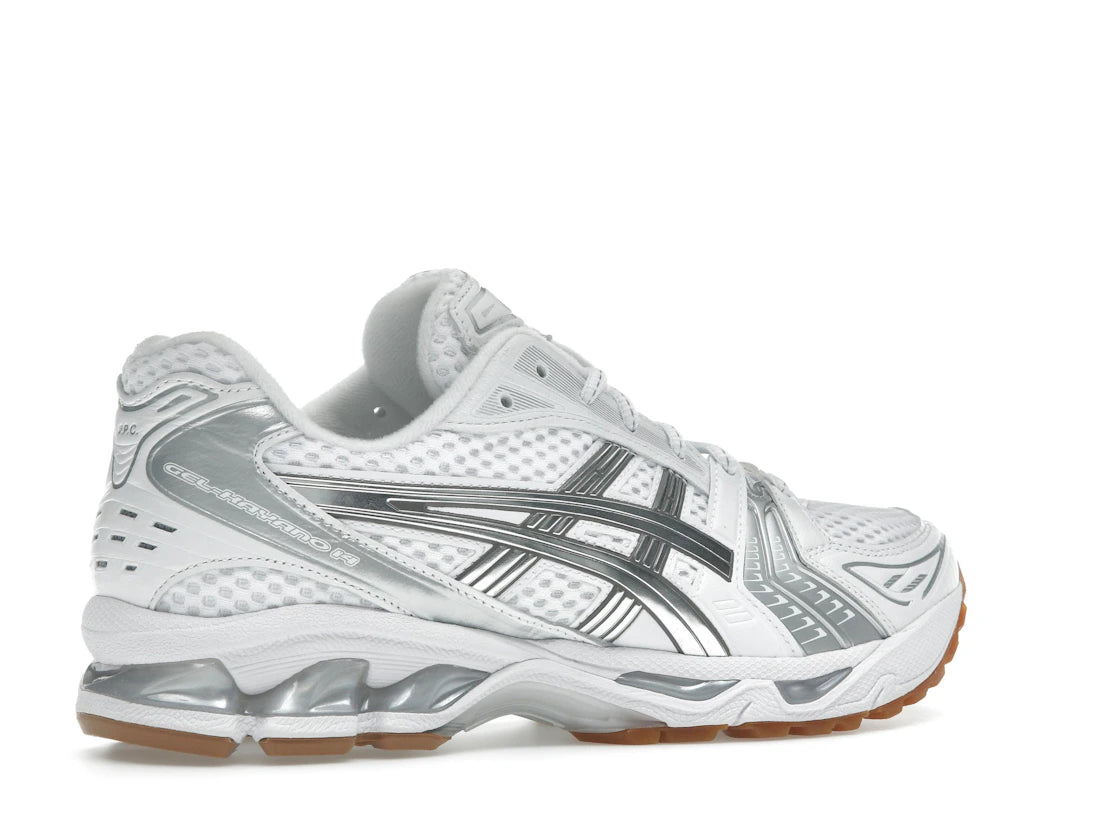 ASICS Gel-Kayano 14 A.P.C. White Pure Silver