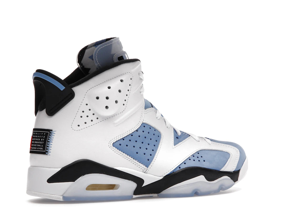 Air Jordan 6 Retro UNC White