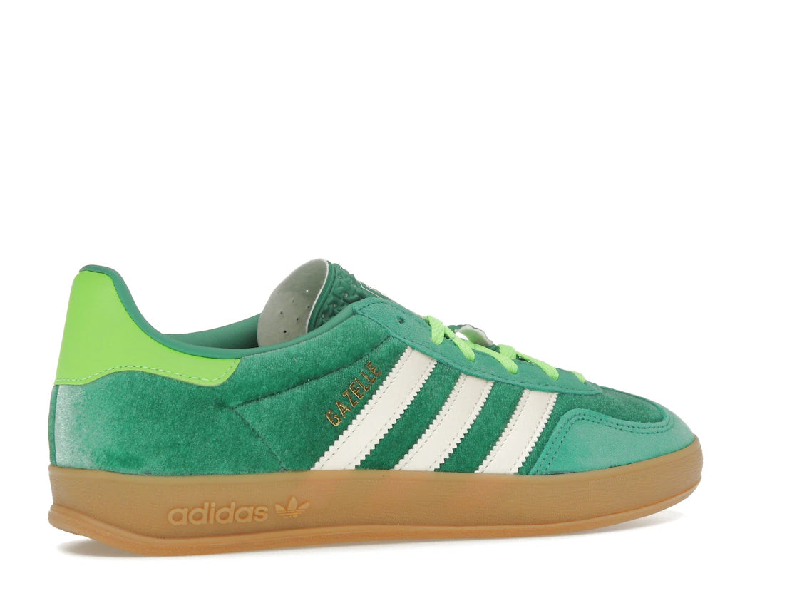 adidas Gazelle Indoor Semi Court Vert Velours (Femme)