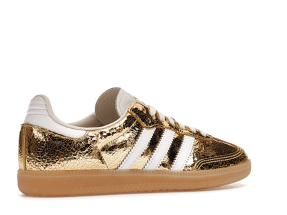 adidas Samba OG Gold Metallic Cracked Leather