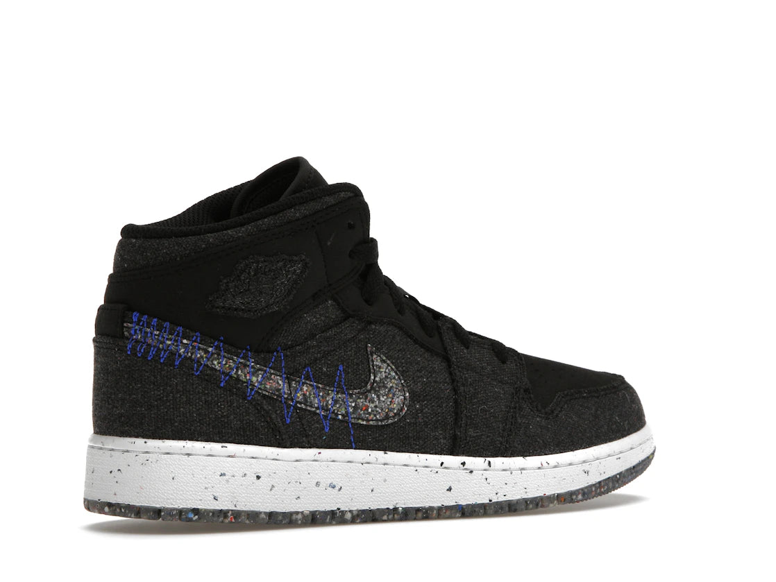 Jordan 1 Mid SE Crater Black