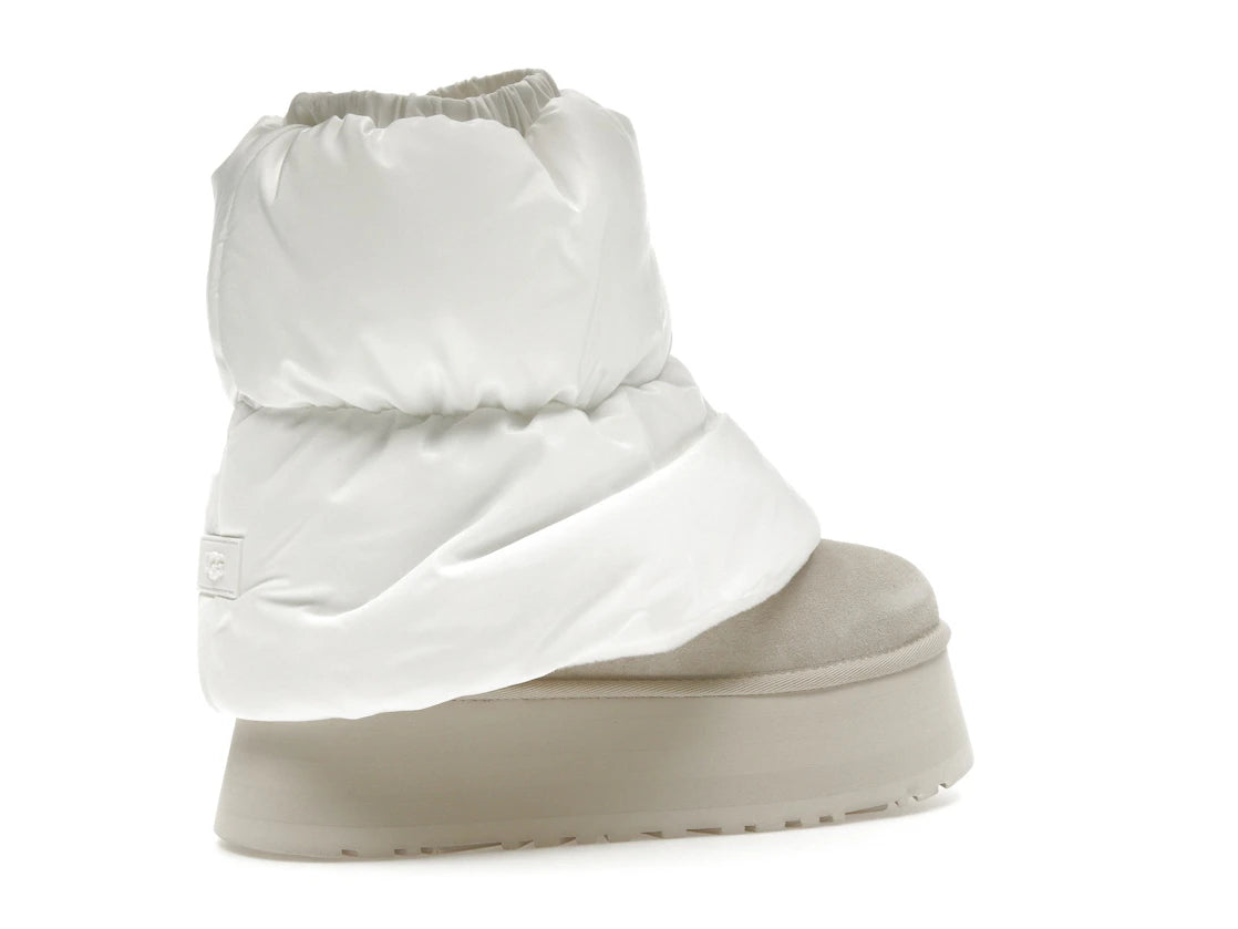 UGG Classic Mini Dipper Puffer Boot White Ceramic