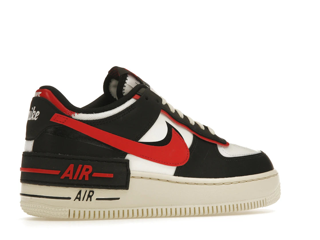 Nike Air Force 1 Low Shadow Summit White University Red Black