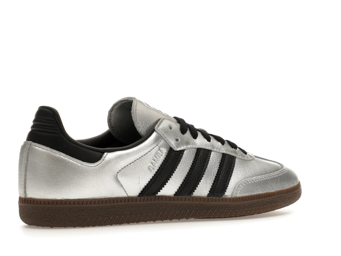 adidas Samba OG Silver Metallic Black Gum