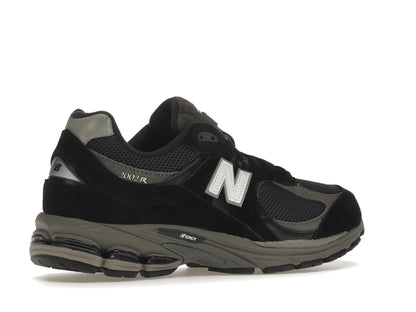New Balance 2002R Black Dark Grey White