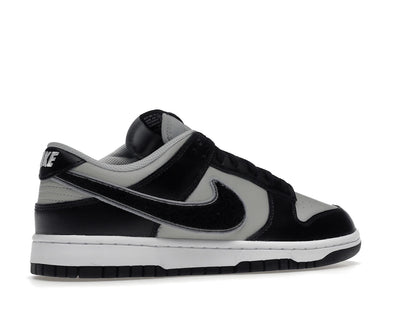 Nike Dunk Low Chenille Swoosh Black Grey