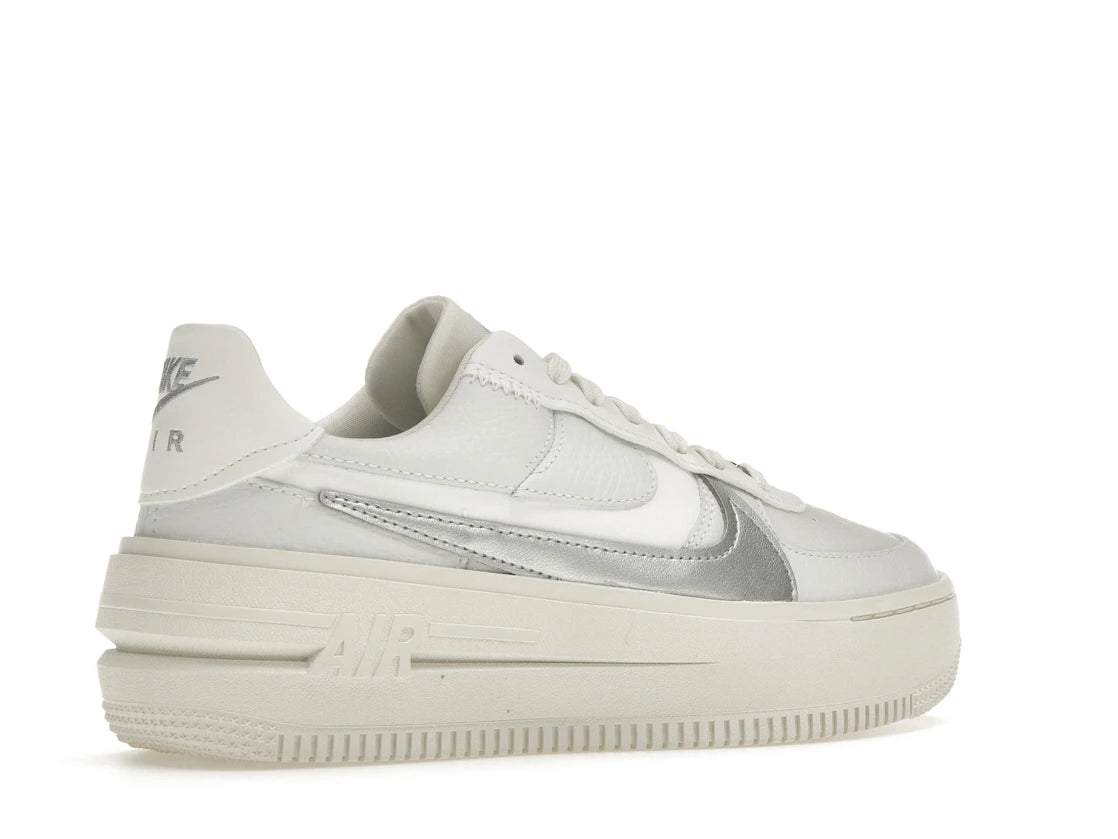 Nike Air Force 1 PLT.AF.ORM Summit White Metalic Silver