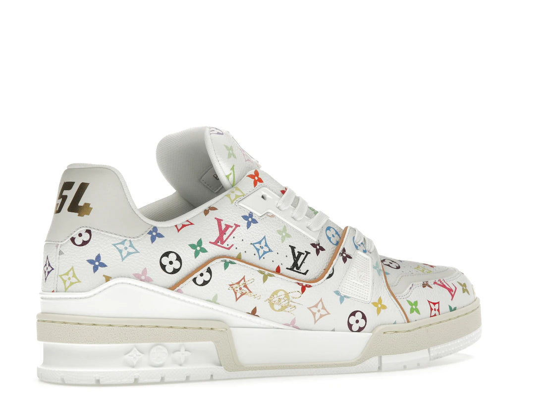 Louis Vuitton LV Trainer Takashi Murakami White