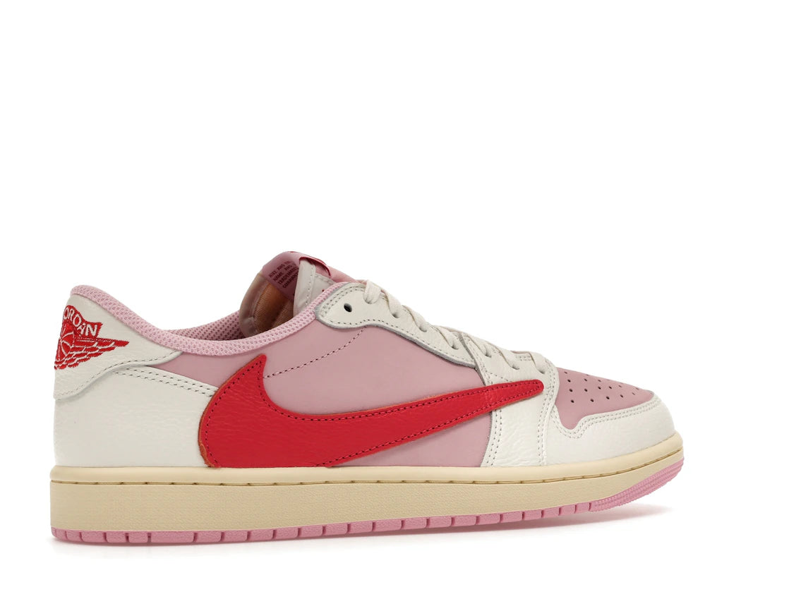 Air Jordan 1 Retro Low OG SP Travis Scott Sail Tropical Pink